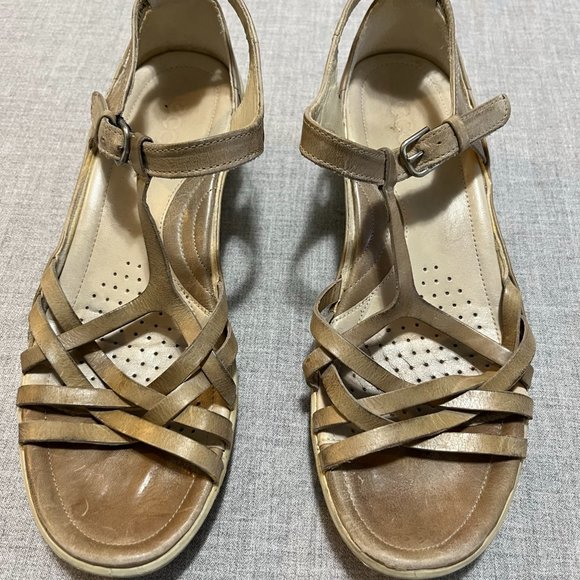 Ecco Women's Sandals Sz 38 / US 7 - Picture 2 of 6
